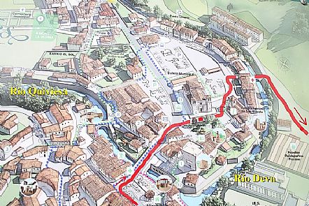 Mapa de Potes