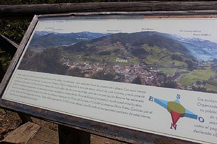 Mirador del encinar de Arabedes (panel explicativo)