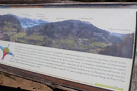 Mirador del encinar de Arabedes (panel explicativo)