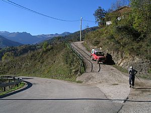 entrada al barrio alto de Tanarrio