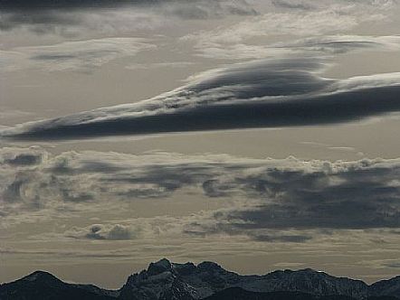 Nubes de viento sobre el Curavacas