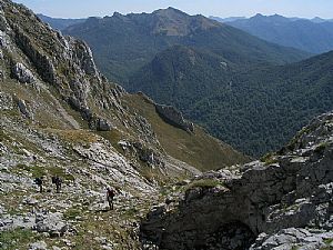 Cuenca alta del ro Dobra desde la majada de Corroble